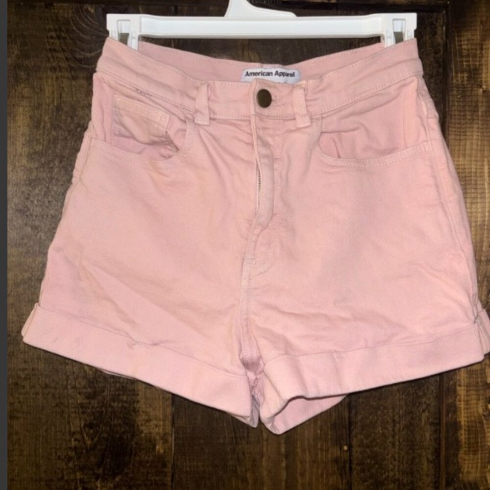 AMERICAN APAREL- PINK SHORTS- SIZE 26/ S